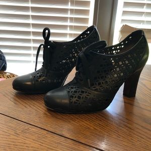 Sam Edelman black Mid Heel Mary Jane boots
